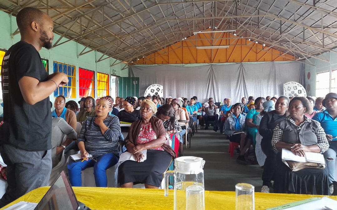 Umncedi visits ECD forums in Gauteng
